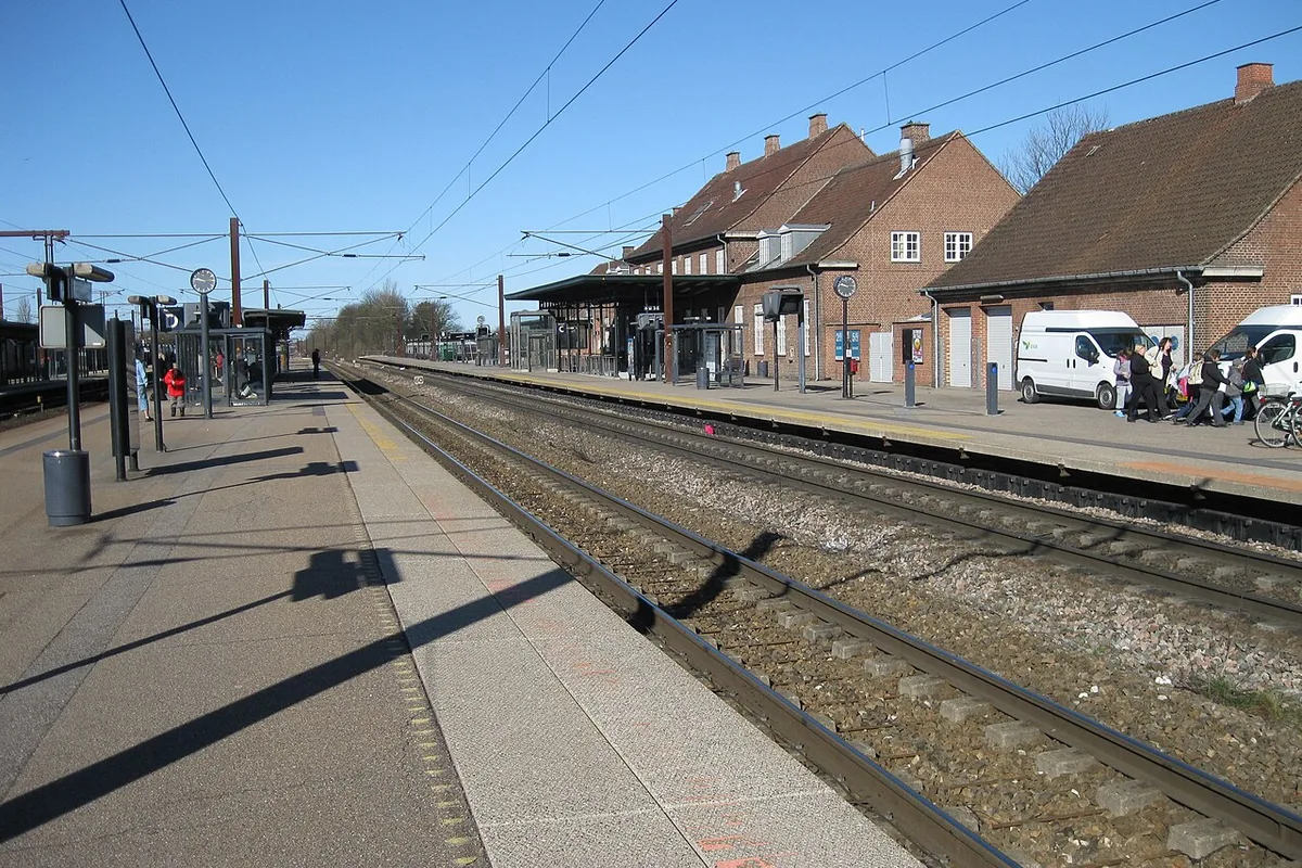 Bahnsteige am Bahnhof Ringsted