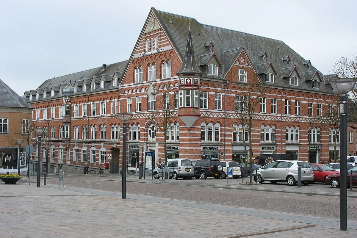 Historische Ringsted Børs im Stadtzentrum